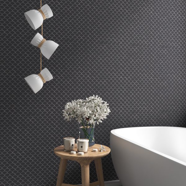 mosaics by malford - soul matte dark grey