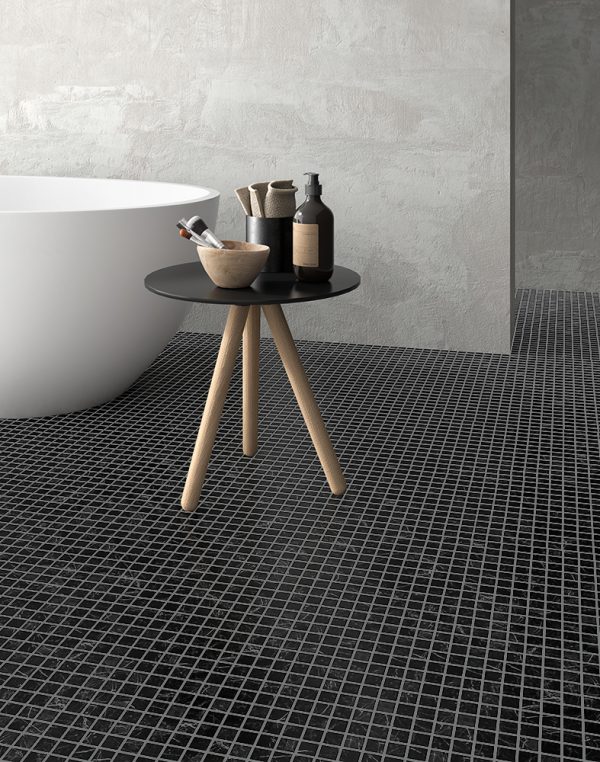 nero marquinha mosaics by malford ceramics