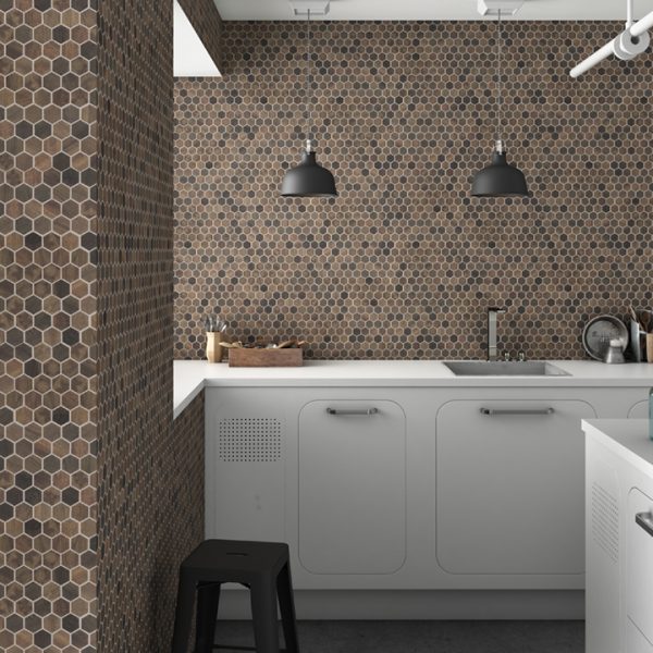 wood royal dark hex mosaics 1