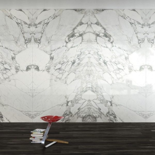arabescato statuario marble look tile by malford ceramics - tiles singapore