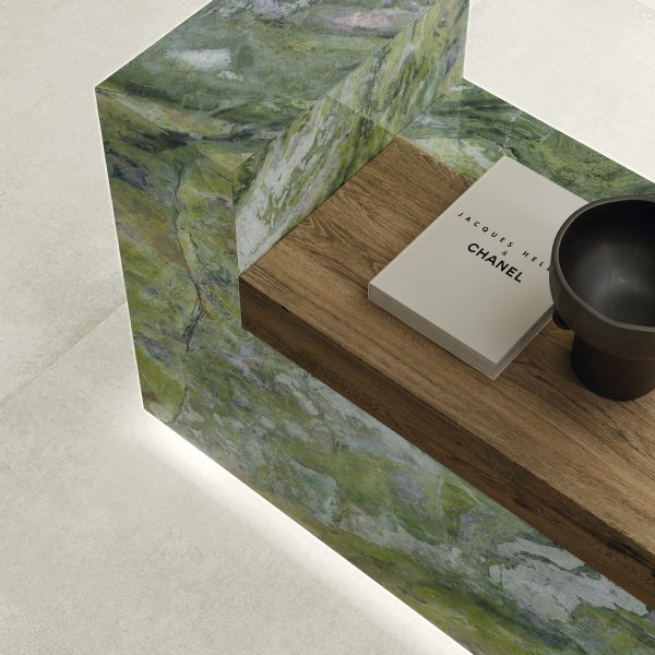 brilliant green marble look tile by malford ceramics - tiles singapore