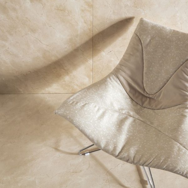 crema marfil marble look tile by malford ceramics - tiles singapore