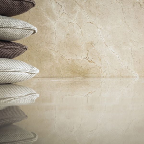 crema marfil marble look tile by malford ceramics - tiles singapore