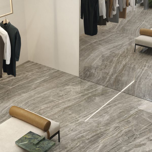 daino grigio marble look tile by malford ceramics - tiles singapore