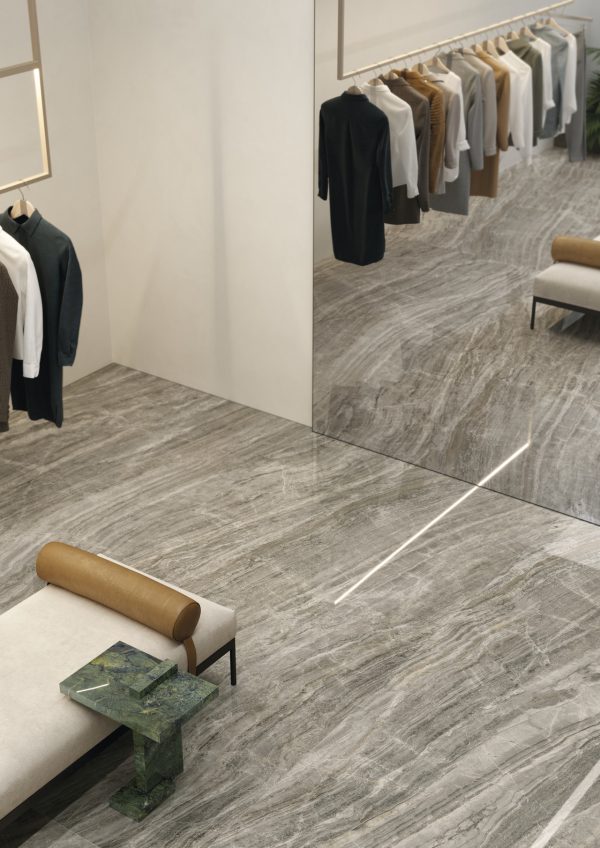 daino grigio marble look tile by malford ceramics - tiles singapore