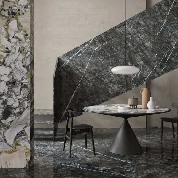 grigio carnico marble look tile by malford ceramics - tiles singapore