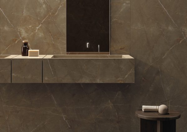 pulpis bronze marble look tile by malford ceramics - tiles singapore