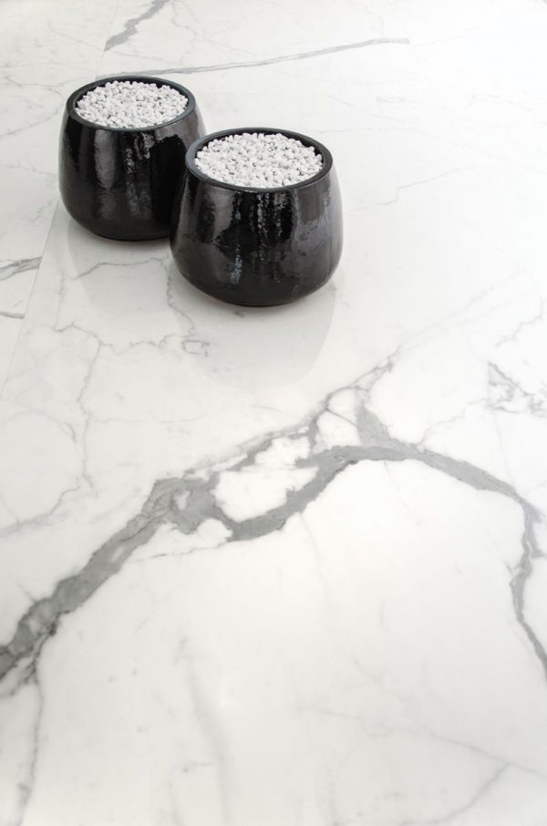 statuario altissimo marble look tile by malford ceramics - tiles singapore