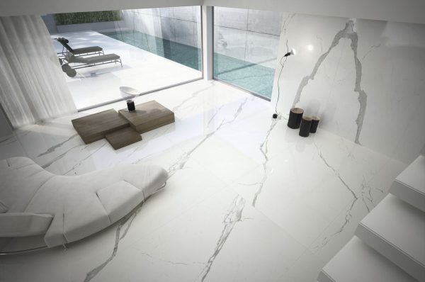 statuario ultra marble look tile by malford ceramics - tiles singapore