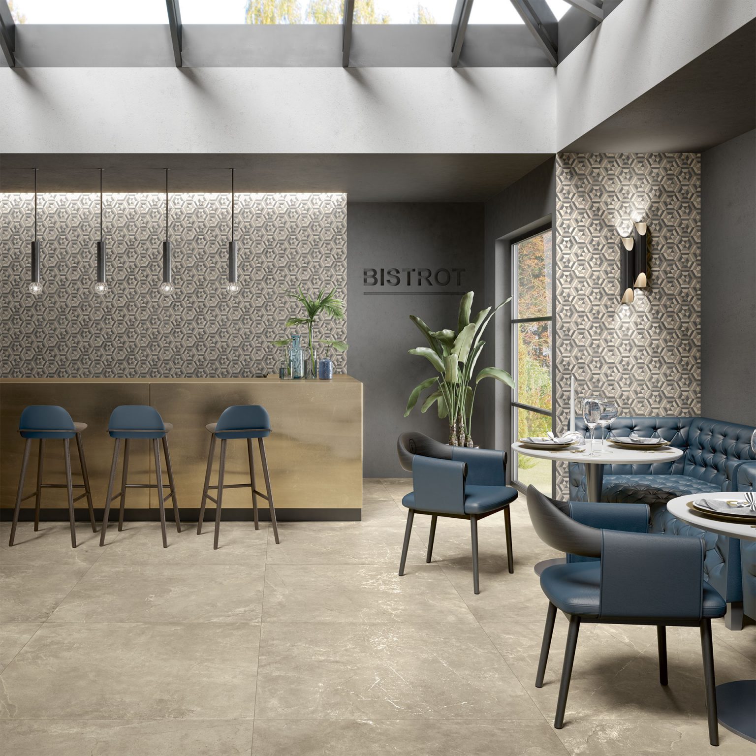Harmony pattern tile by malford ceramics - tiles singapore