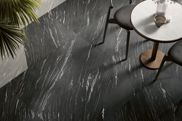 CM Pannonia Stone Anthracite 3 by Malford Ceramics