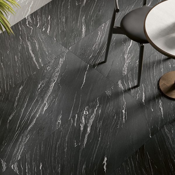 CM Pannonia Stone Anthracite 3 by Malford Ceramics