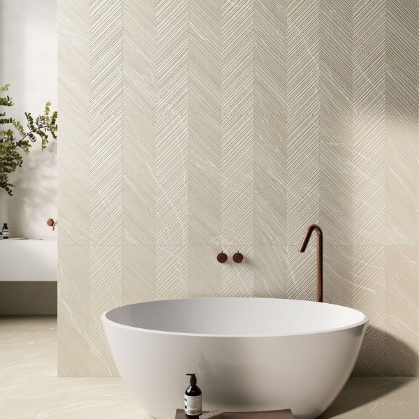 CM Pannonia Stone Ivory 2 by Malford Ceramics