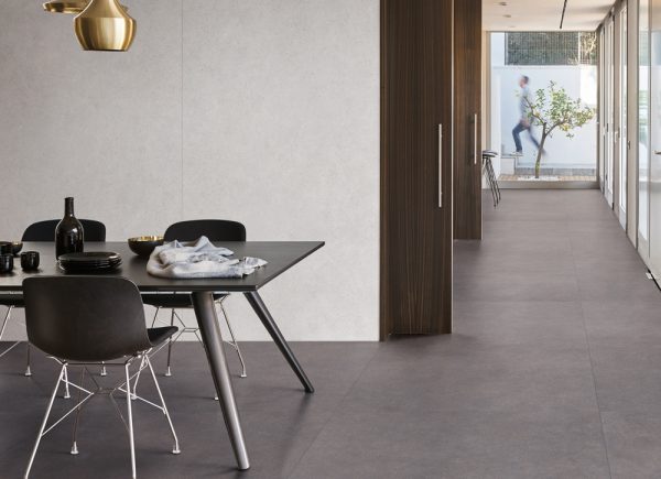 Sm Global Silver floor & White wall by Malford Ceramics