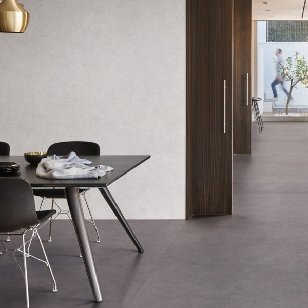 Sm Global Silver floor & White wall by Malford Ceramics